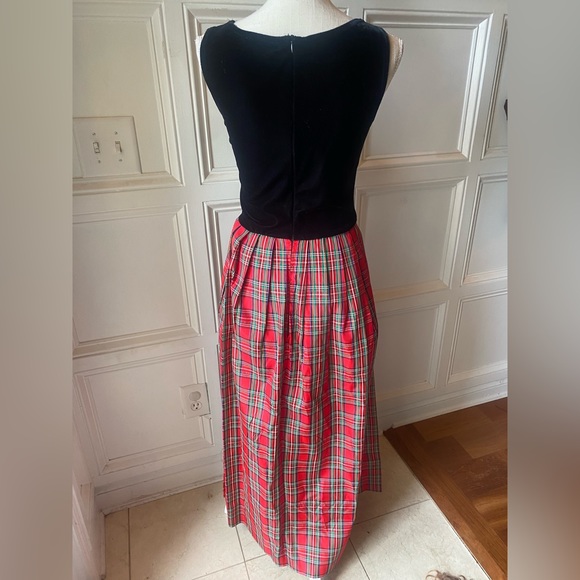 VTG 90’S JESSICA HOWARD HOLIDAY CHRISTMAS MAXI GOWN 14 - Picture 4 of 6